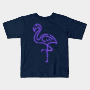 The Purple Flamingo edit Kids T-Shirt